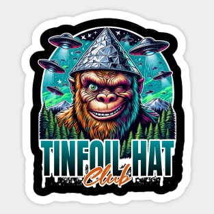 Tinfoil Hat Club Sticker